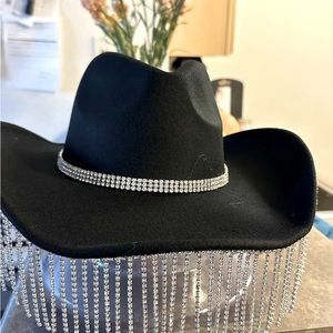 Black Chandelier Hat